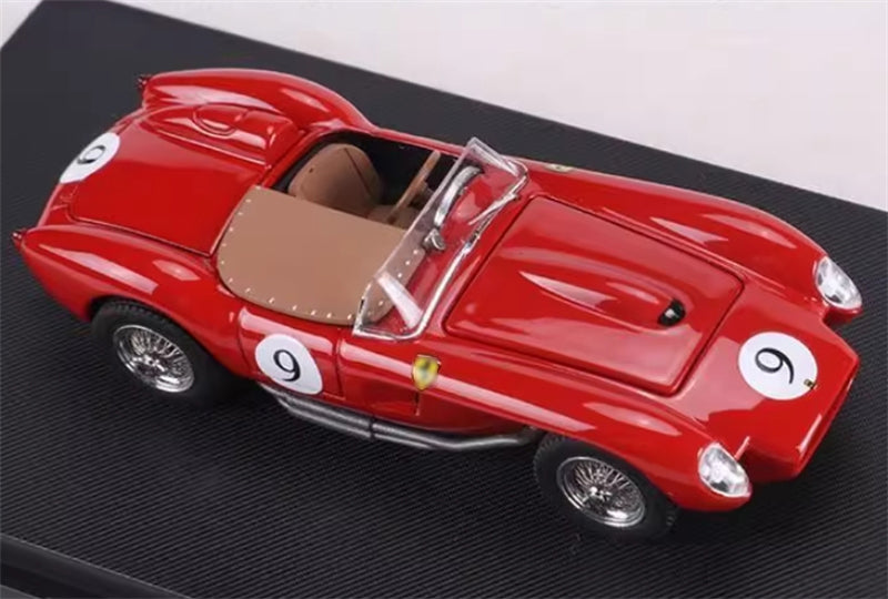 GFCC 1957 Ferrari 250 Testa Rossa Racing Red #9 LHD 1:64 car Pre-built Model view7