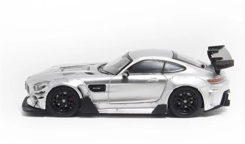 1:64 Mercedes Benz AMG GTS Silver BSC DIECAST Model