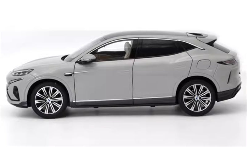 BYD Denza N7 SUV Sky Gray Spoke wheel 1:18 Car Pre-built Model view5