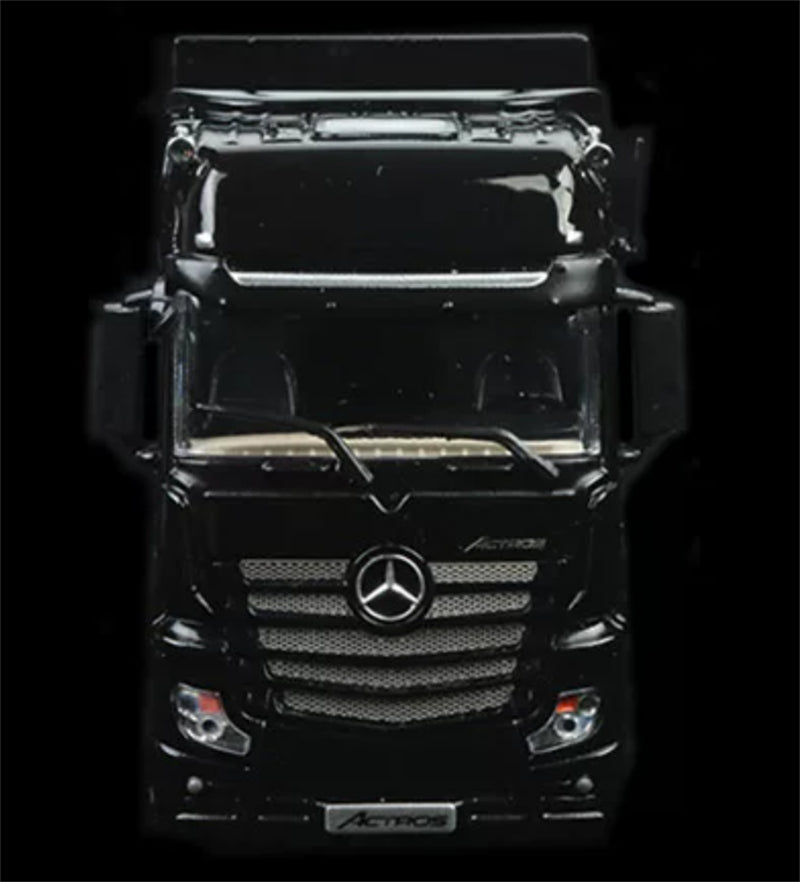 1:64 Mercedes-Benz Actros Black TIMEMICRO x PERKA DIECAST Trailer & Tractor Model