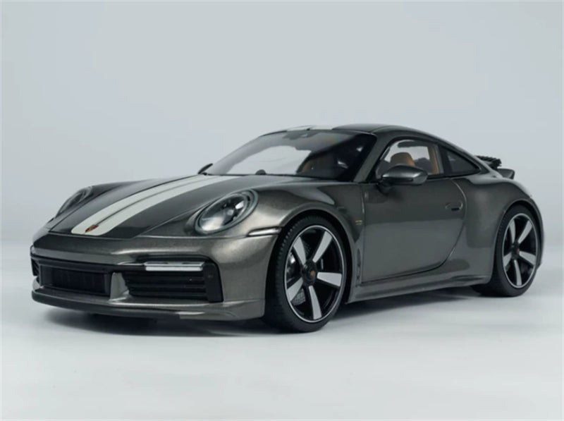 1:18 Porsche 911 992 SPORT CLASSIC 2022 Metallic Gray MINICHAMPS  DIECAST Model