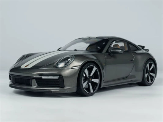 1:18 Porsche 911 992 SPORT CLASSIC 2022 Metallic Gray MINICHAMPS  DIECAST Model