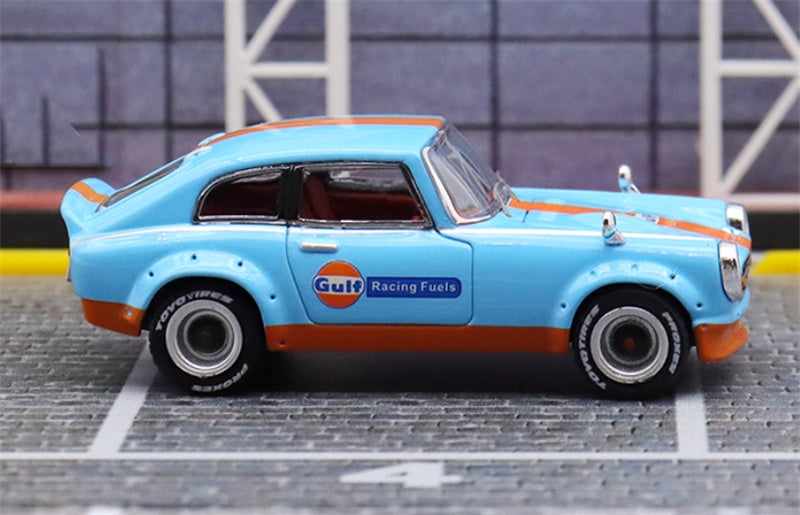 Mortal Honda S800 Limited Edition 299PCS ONLY Gulf Painting 1:64 Car Pre-built Model view6