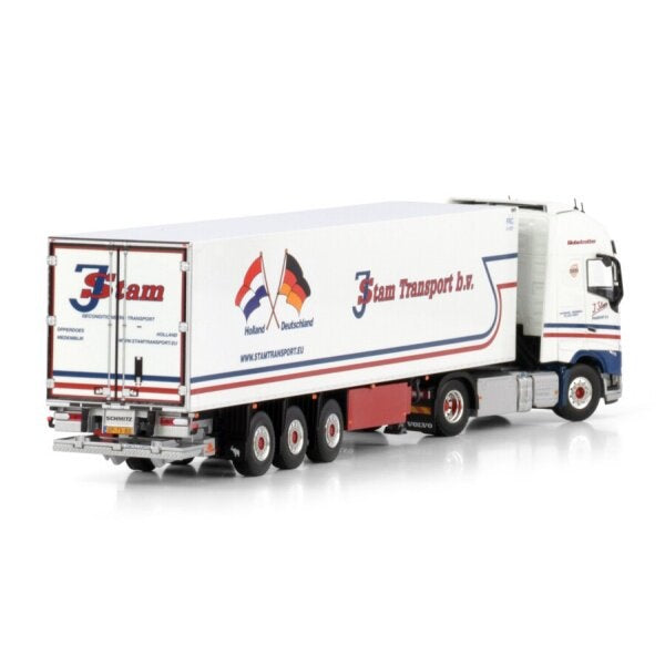 1:50 VOLVO J. STAM FH5 XL 4X2 REEFER TRAILER 3 AXLE WSI   DIECAST Model