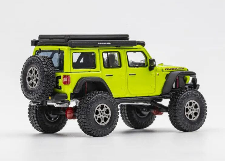 GCD 1:64 Jeep Wrangler Rubicon Off Road Big Wheels Diecast Model