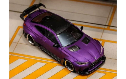 1:64 BMW M4 G82  Mute Purple SW  Limited Edition 500PCS ONLY DIECAST Model