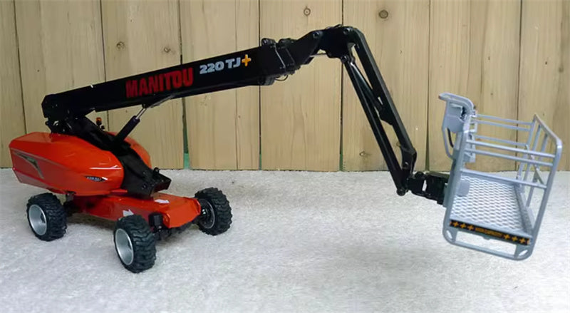 ROS Chariot Manitou TJ 220+ Telescopic Manitou Long Arm High Altitude Engineering Vehicle 1:32 Truck Pre-built Model
