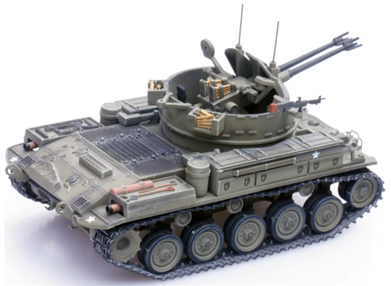 PANZERKAMPF M42 Duster-US Army Vietnam IRON COFFIN 1:72 Tank Pre-built Model