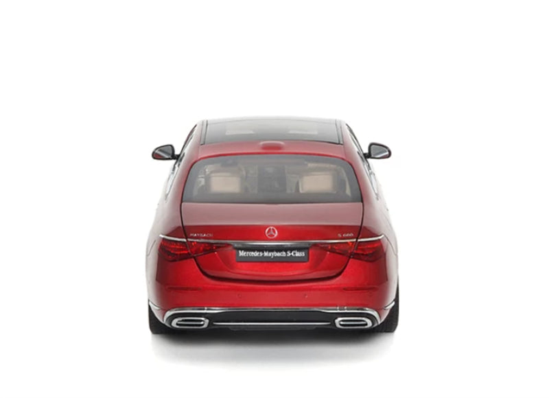 1:18 Mercedes Maybach S680 2021 Lava Red Almost Real  DIECAST Model