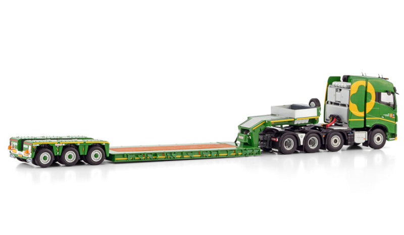 WSI  VOLVO FH4 GLOBETROTTER 8X4 LOWLOADER - 3 AXLE Zwatra 1:50 DIECAST Truck
