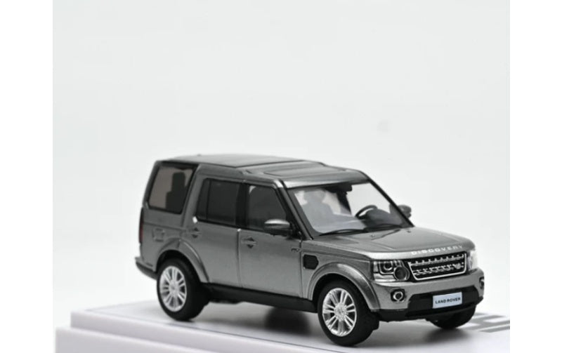 1:64 Land Rover Discovery 4 2014 Grey Silver Wheel Whelart   DIECAST Model
