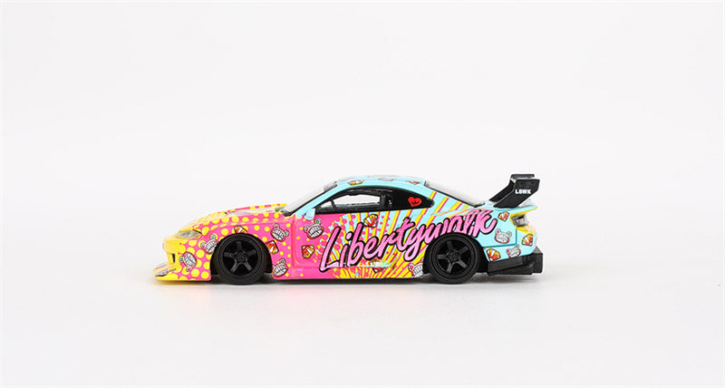 1:64 Nissan SILVIA S15 LB-Super Silhouette LBWK KUMA MINIGT DIECAST Model