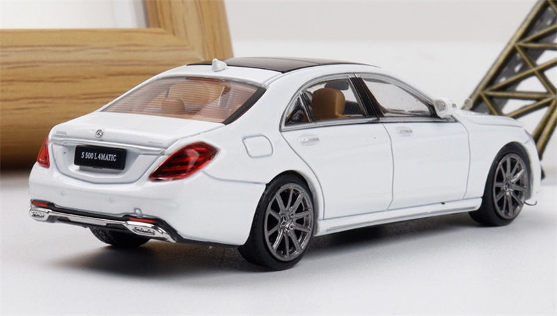 1:64 Mercedes Benz S500L W222 White Glory Model DIECAST Limited Edition 799pcs ONLY Model