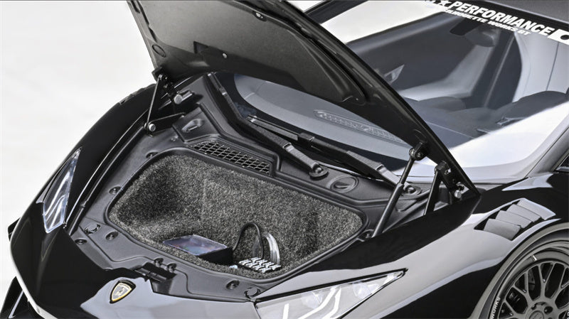 AUTOART Lamborghini HURACAN GT supercar black LBWK AirREX Liberty Walk AK-produce LB PERFORMANCE 1:18 Car Pre-built Model view12