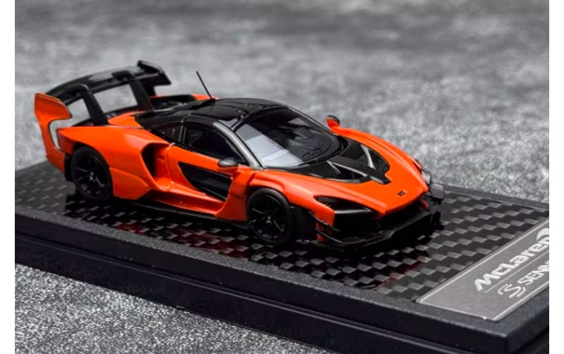 1:64 McLaren Senna GTR Papaya Orange LCD MODELS DIECAST Car Model