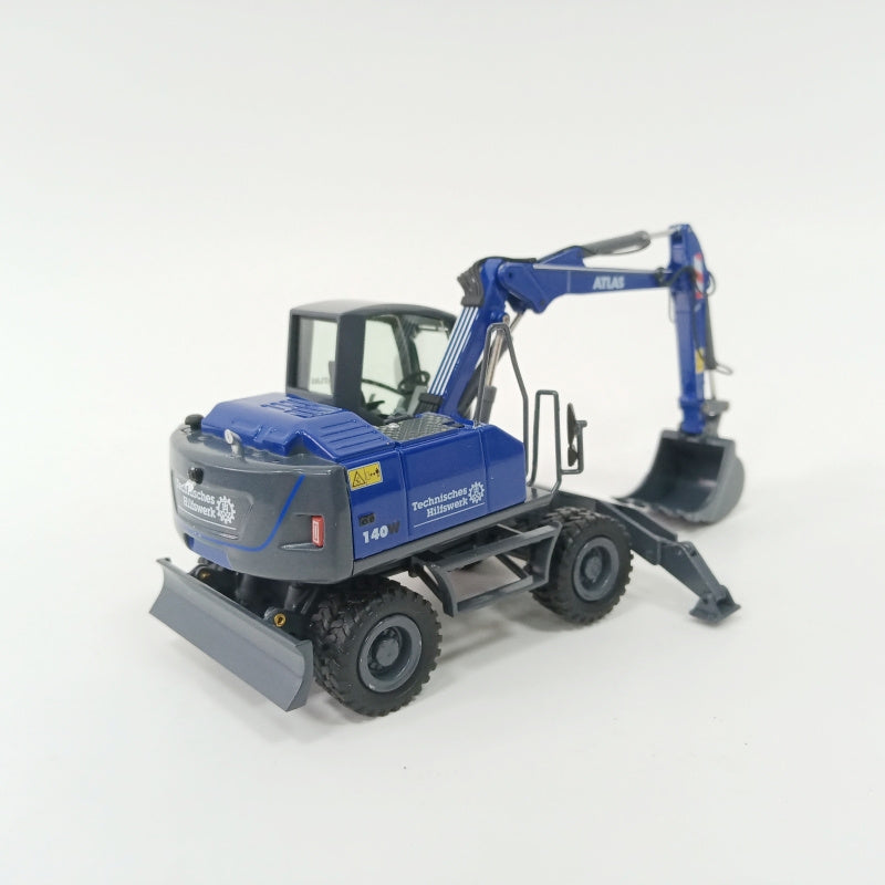 NZG ATLAS 140W echnisches Hiliswerk Wheeled Excavator 1:50 Truck Pre-built Model
