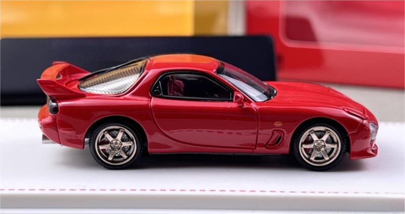 Focal Horizon Mazda RX-7 FD3S Speed Open Edition Red Limited Edition 499PCS ONLY 1:64 Car Pre-built Model view5
