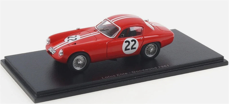 Spark Lotus Elite Goodwood #22 1961 L.LESTON Red DADIO 1:43 Car Pre-built Model view1