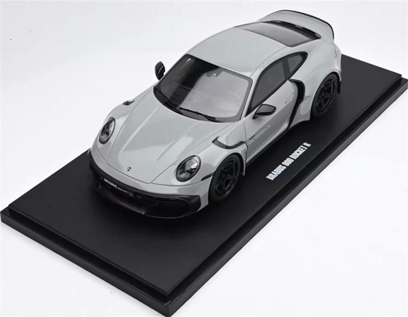 1:18 PORSCHE 911 BRABUS 900 ROCKET-R  Grey  GT SPIRIT No display box Limited Edition Resin Car Model