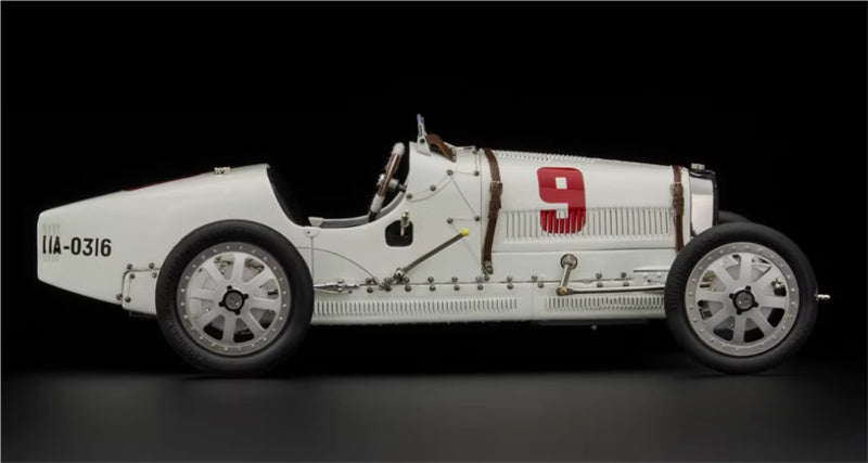 CMC Bugatti Typ 35 Grand Prix Nation Colour Project Deutschland #9 Limited Edition 800PCS ONLY 1:18 Car Pre-built Model view4