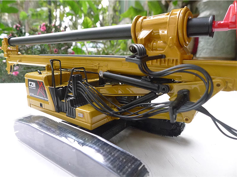 CATERPILLAR CZM  EK160 Cylinder Crowd Drilling Rig 1:50 Truck Pre-assembled Model Display