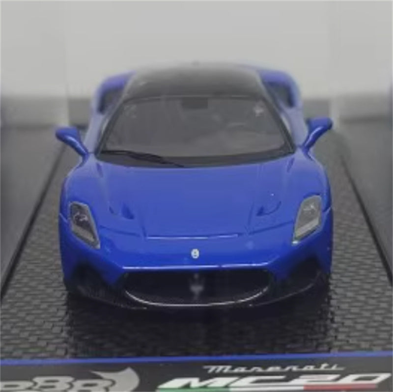 BBR MODELS Maserati MC20 2020 Blue LTD 120PCS ONLY 1:43 Car Pre-built Model view5