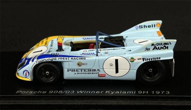 Spark Porsche 908/03 Winner Kyalami 9H 1973 R.JOST 1:43 Car Pre-built Model view2