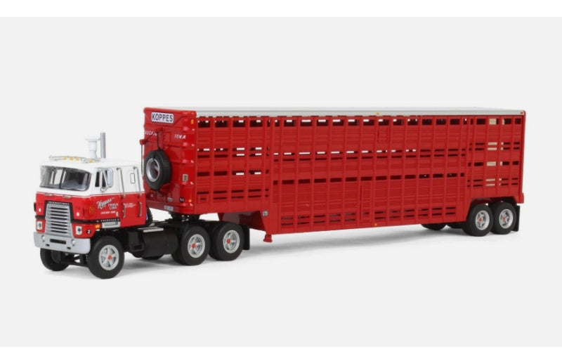 1:64 Koppes Truck COE DCP Red Diecast Model view1