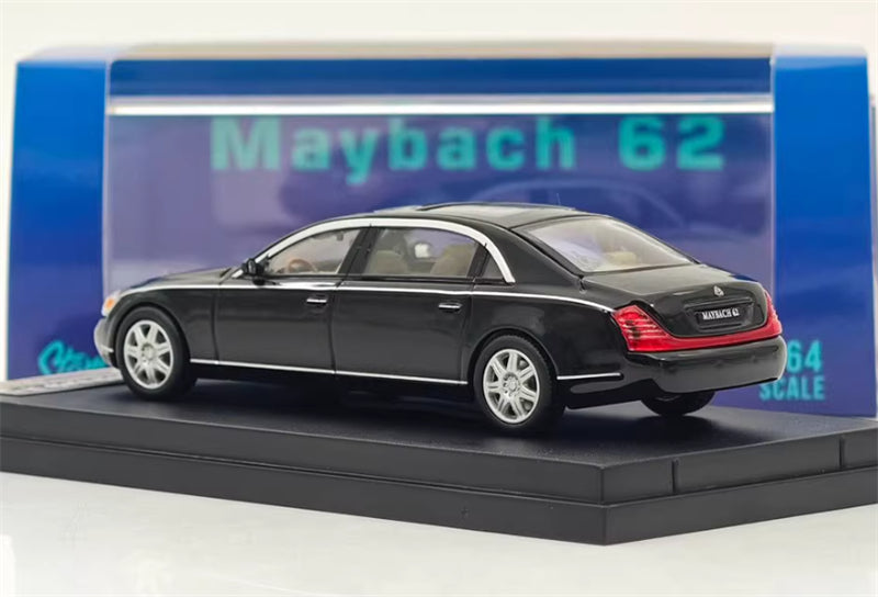 Stance Hunters Mercedes Maybach 62 Extended Edition Black Limited Edition 999PCS ONLY 1:64 Car Pre-built Model view5