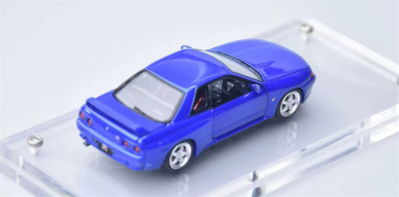 1:64 Nissan Skyline GT-R Nismo R32 Gulf Blue Focal Horizon Full open version Limited Edition 999PCS Only DIECAST Model