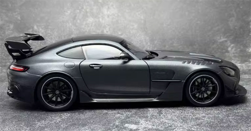 MINICHAMPS Mercedes AMG GT Black Series 2021 grey Limited Edition 400PCS ONLY 1:18 Car Pre-built Model view5