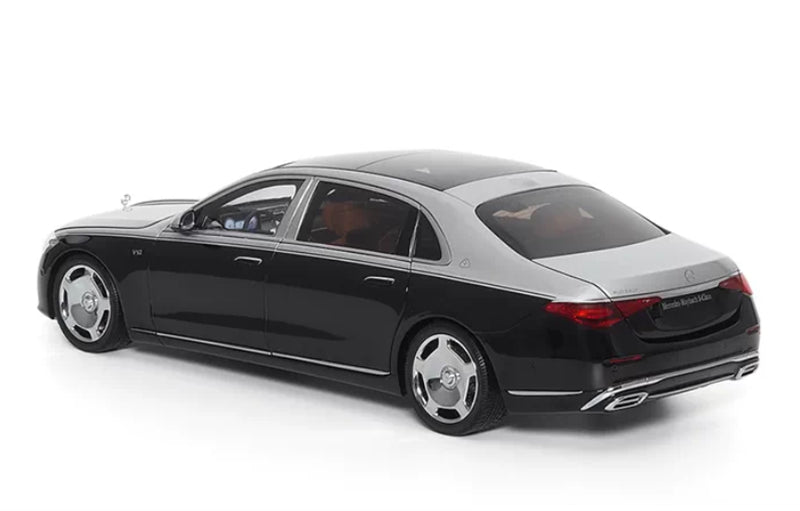 1:18 Mercedes Maybach S680 2021 black silver Almost Real  DIECAST Model