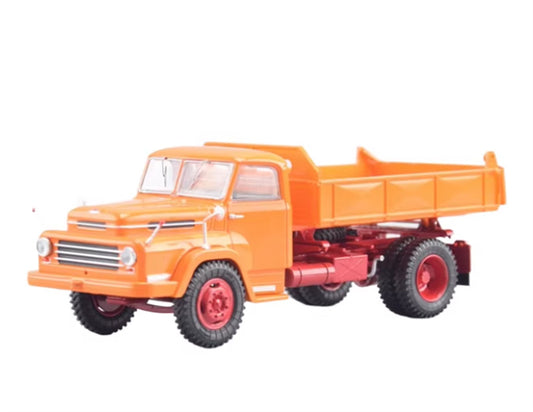 Premium ClassiXXs CSEPEL-D-450B dump truck Orange red coating 1:43 Truck Pre-built Airliner Model Display view1