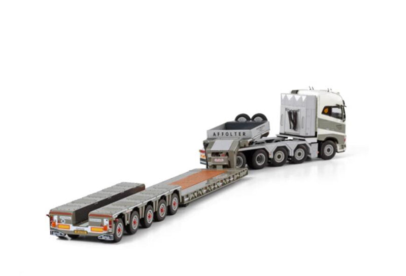 WSI VOLVO FH4 GLOBETROTTER 10X4 NOOTEBOOM LOWLOADER - 5 AXLE AFFOLTER 1:50 DIECAST Truck Lorry