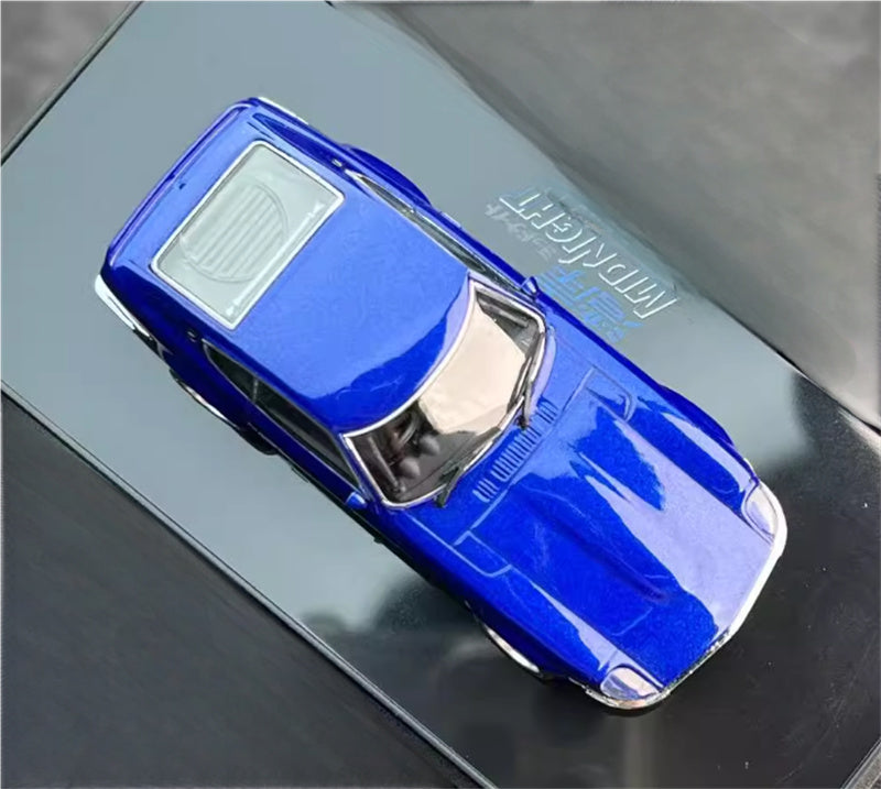 1:64 AUTOART Nissan Fairlady Z (S30) Wangan Midnight Akuma COMIC 4 VERSION blue view4