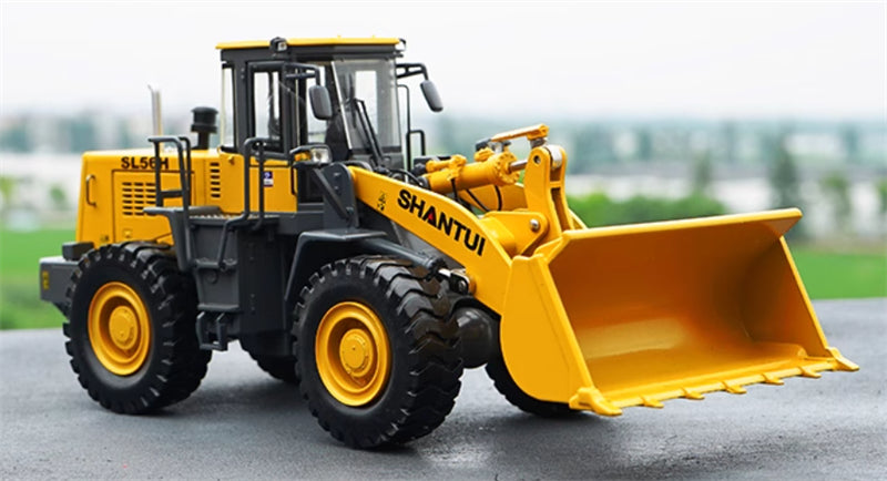 SHANTUI SL56H pure electric wheeled Loader new energy yellow 1:35 Truck Pre-built Model