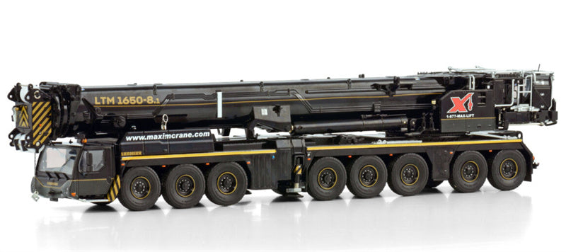 WSI LIEBHERR LTM 1650-8.1 Maxim Crane Works, L.P. 1:50 DIECAST Crane Truck