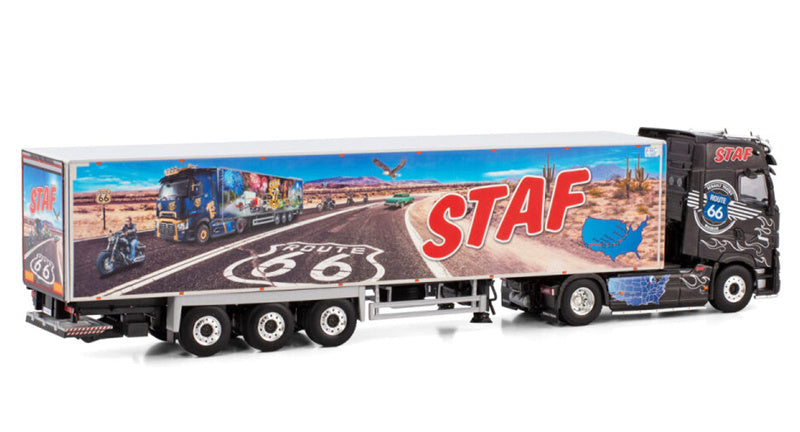 WSI RENAULT T HIGH 4X2 REEFER TRAILER STAF 1:50 Model
