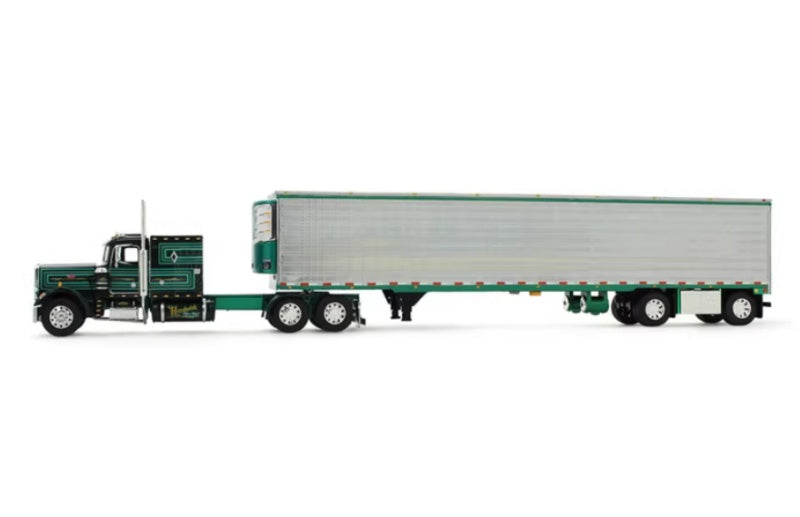 1:64 Peterbilt 359 DCP Green Diecast Model view3