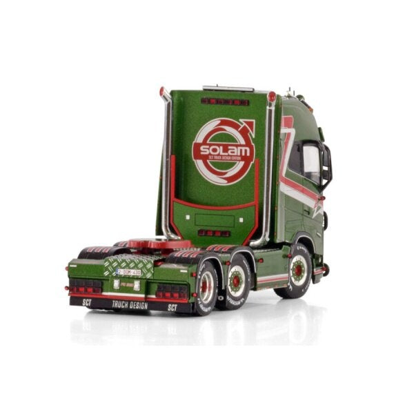 1:50 VOLVO SOLAM FH5 XL 6X2 WSI  Green DIECAST Model