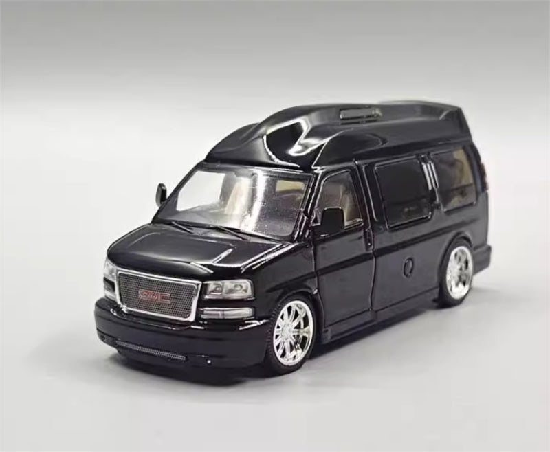 1:64 GMC Savana Business RV Black GOC DIECAST Limited Edition 799pcs ONLY Model