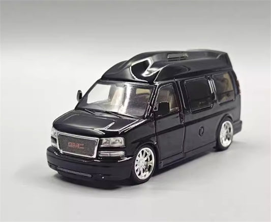 1:64 GMC Savana Business RV Black GOC DIECAST Limited Edition 799pcs ONLY Model