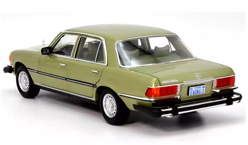 NOREV Mercedes Benz 450SEL W116US-Version 1979 light green 1:18 Car Pre-built Model view8