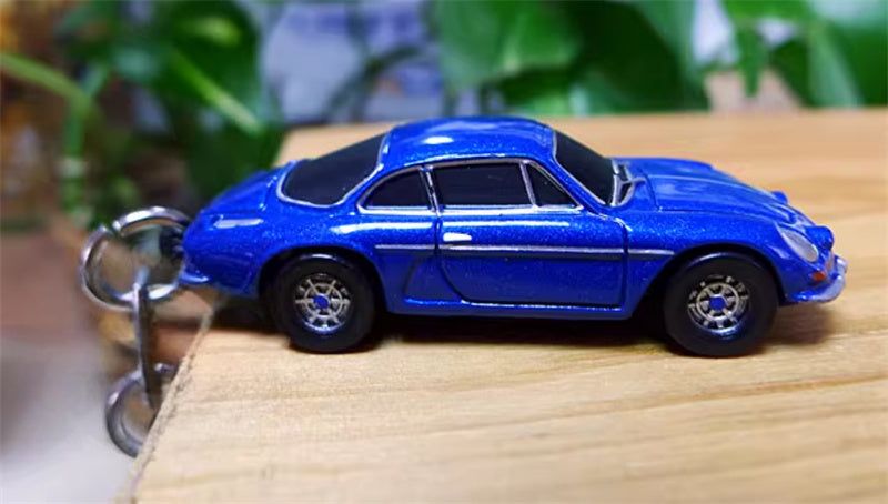 Universal Hobbies Renault Alpine A 110 Keychain Blue  Keychain Pre-built Model