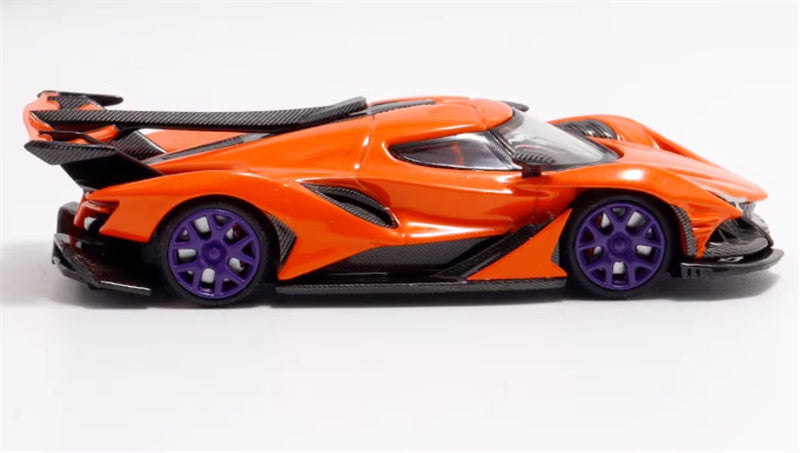 SmallcarsART Apollo IE Supercar orange Limited Edition 499PCS ONLY 1:64 Car Pre-built Model view3