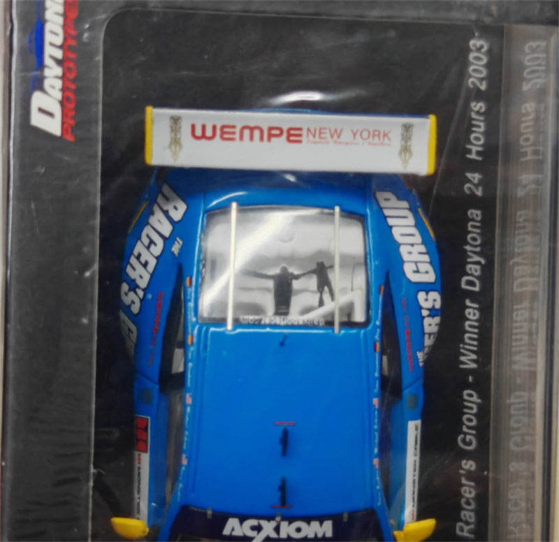 Spark Porsche 911 996 GT3-RS-The Racer's Group - Winner Daytona 24 Hours 2003 1:43 Car Pre-built Model view3