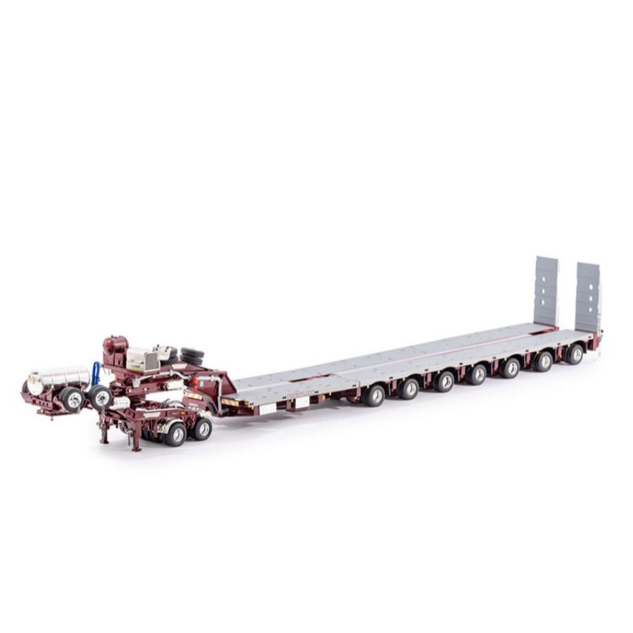 Drake 7x8 Steerable Low LoaderTrailer with 2x8 Dolly Patlin 1/50 DIECAST Truck