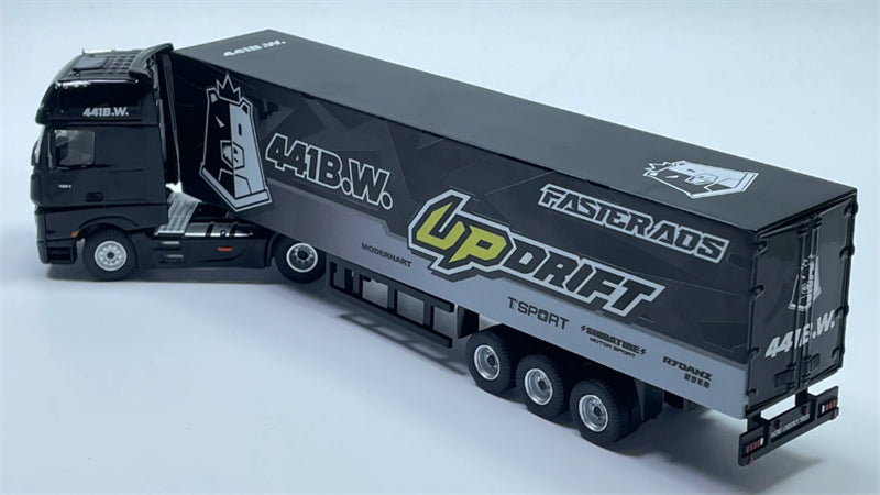 1:64 Mercedes-Benz Actros Drifting Bear ModernArt x 441B.W DIECAST Trailer & Tractor Model