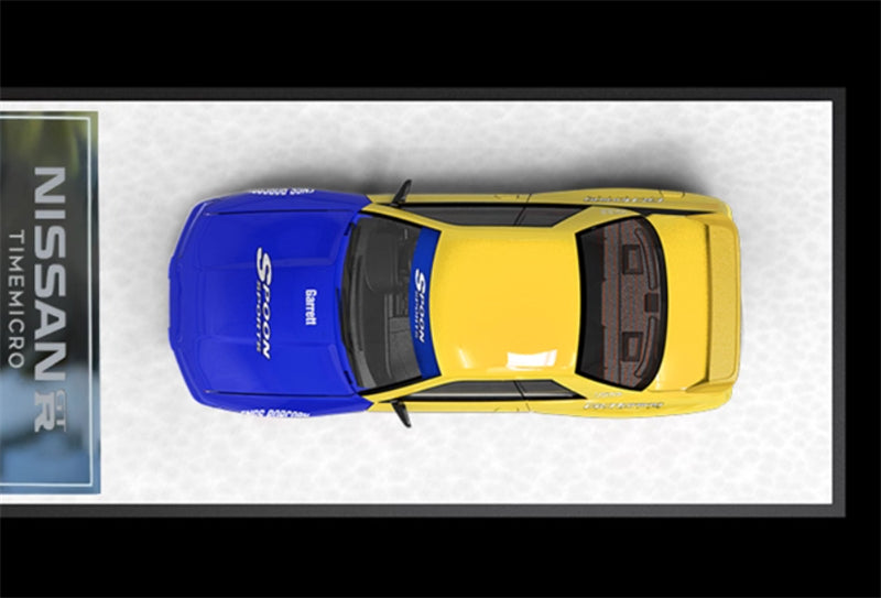 TIMEMICRO Nissan GTR R32 Z-Tune SPoon coating Limited Edition 999PCS ONLY 1:64 Car Pre-built Model view7