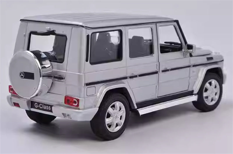 1:24 Mercedes Benz G-Class G500 SUV  silver  WELLY  DIECAST Car Model